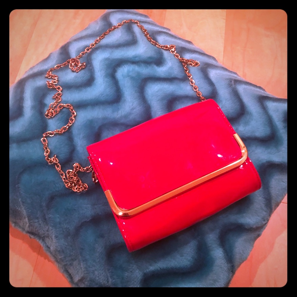 Bright Red Cross-Body Mini Bag